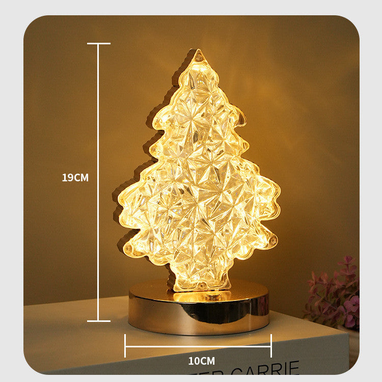 Petite lampe de nuit créative à chargement tactile tricolore pour décoration d'intérieur