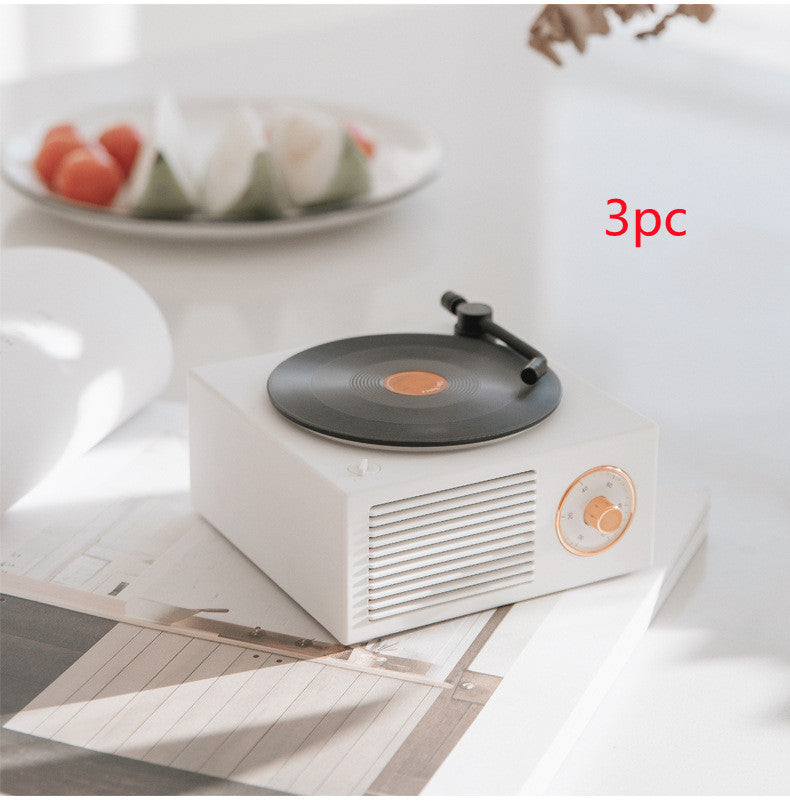 Mini haut-parleur rétro portable sans fil compatible Bluetooth