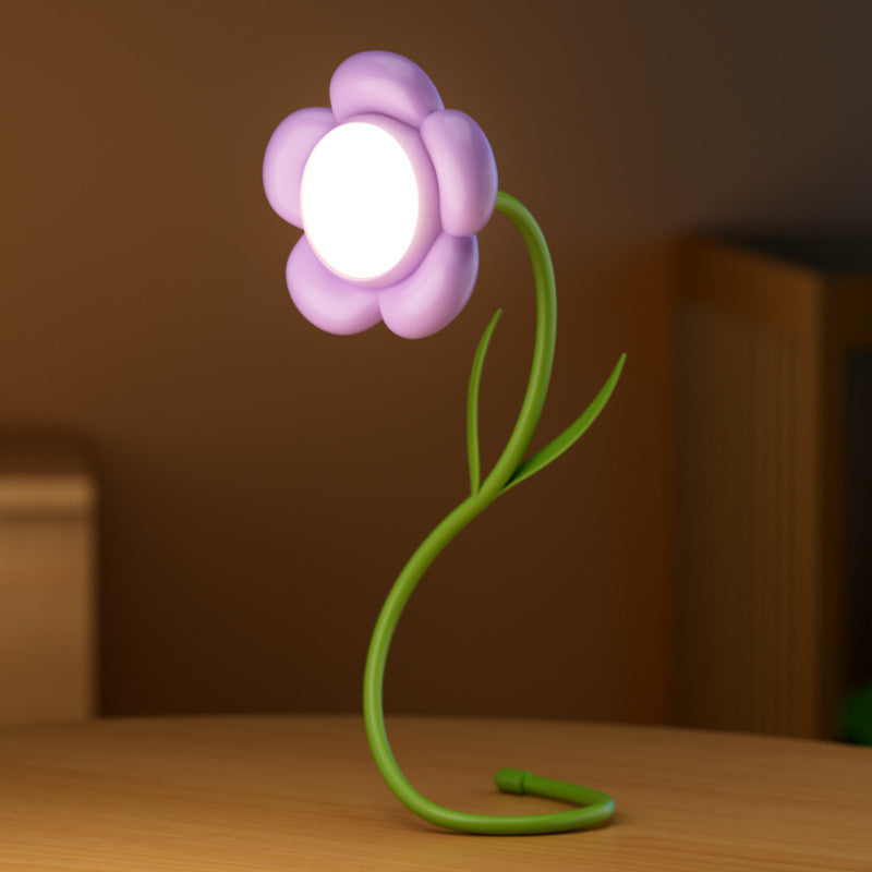 Lampe à fleurs pour la protection des yeux, lumière d'ambiance pour chambre à coucher, décoration de roses