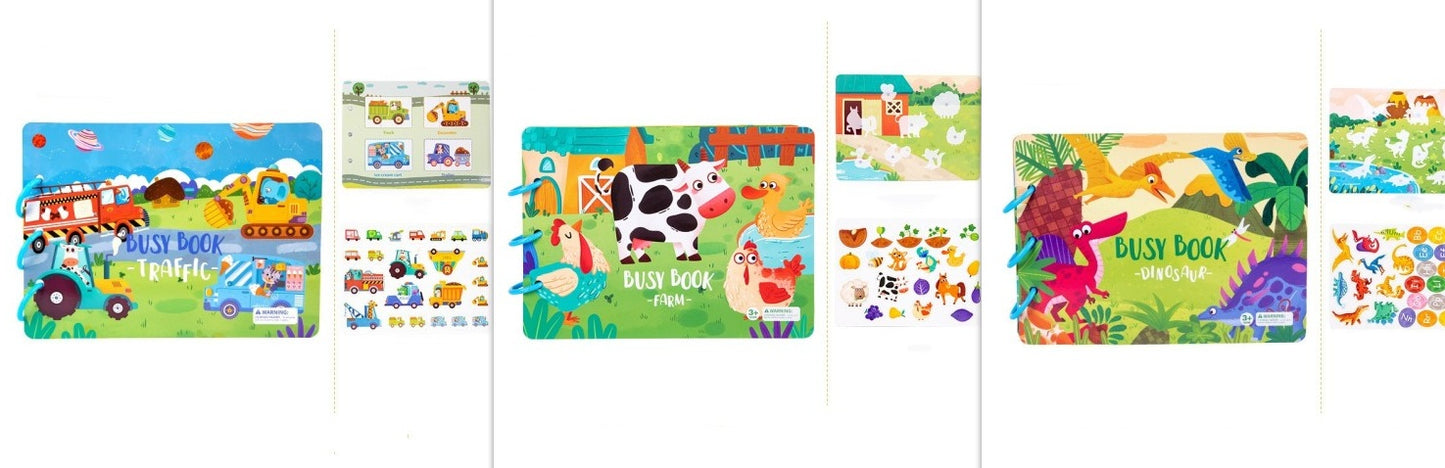 Livre d'activités pour enfants Jouets éducatifs Collage répété