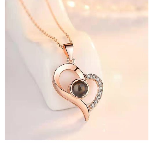 Cadeau de Saint - Valentin, boîte - cadeau de savon en rose, collier en pendentif en cristal, boîte à bijoux de fleur éternelle, cadeau de mariage ou d'anniversaire pour petite amie. - KaoKao