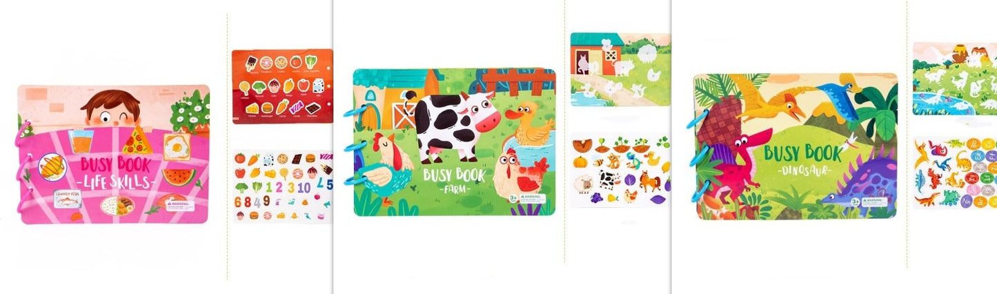 Livre d'activités pour enfants Jouets éducatifs Collage répété
