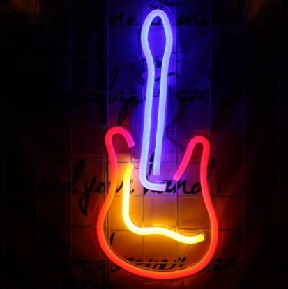 Lumière néon LED, panneau arrière en acrylique, lumière de décoration de chambre.