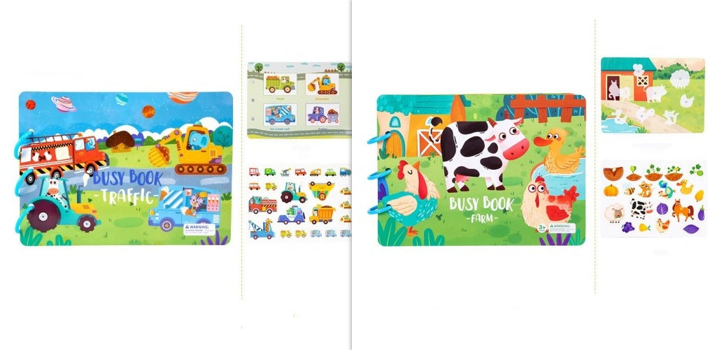 Livre d'activités pour enfants Jouets éducatifs Collage répété
