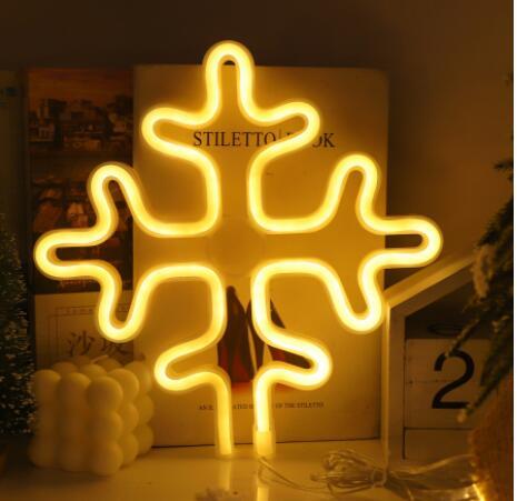 Lumière néon LED, panneau arrière en acrylique, lumière de décoration de chambre.