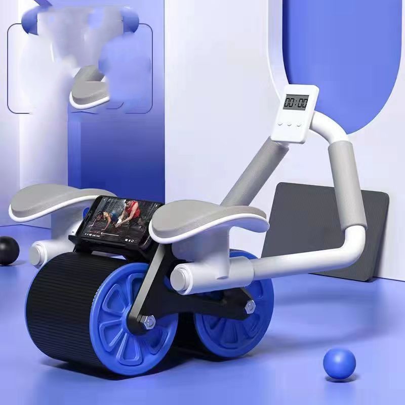 Roue abdominale à rebond automatique, roue abdominale, support de coude, équipement de fitness pour hommes et femmes