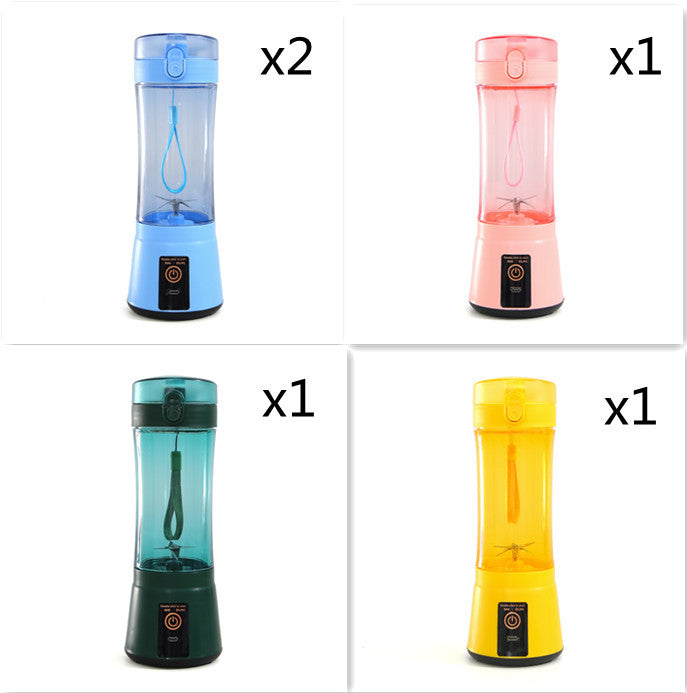 Extracteur de jus de fruits électrique portable sans fil, mixeur mini rechargeable par USB, machine à smoothie multifonction pour l'été, fournitures de cuisine.