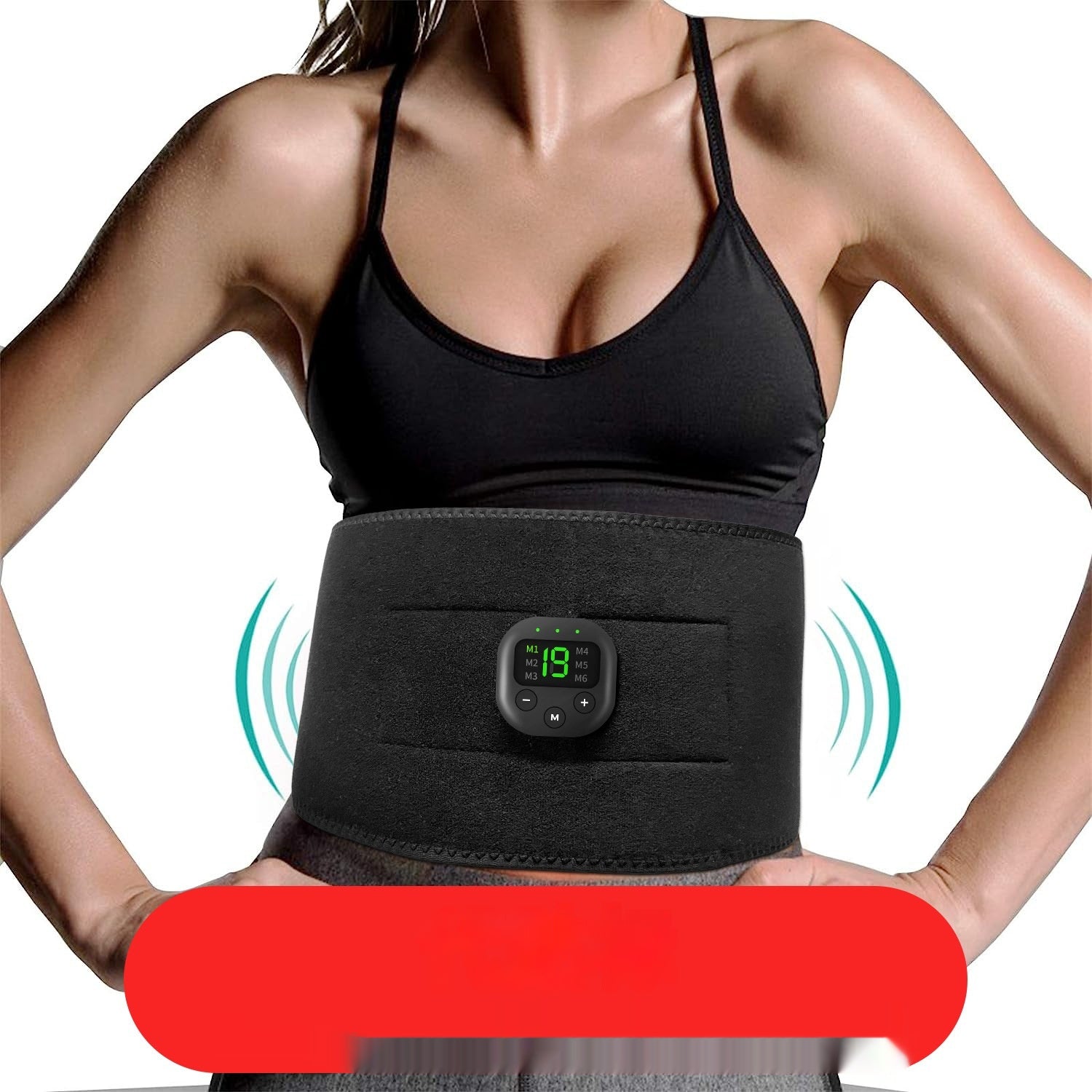 Ceinture de mise en forme intelligente Autocollants abdominaux paresseux Équipement de fitness Fitness en salle Contraction du ventre - KaoKao