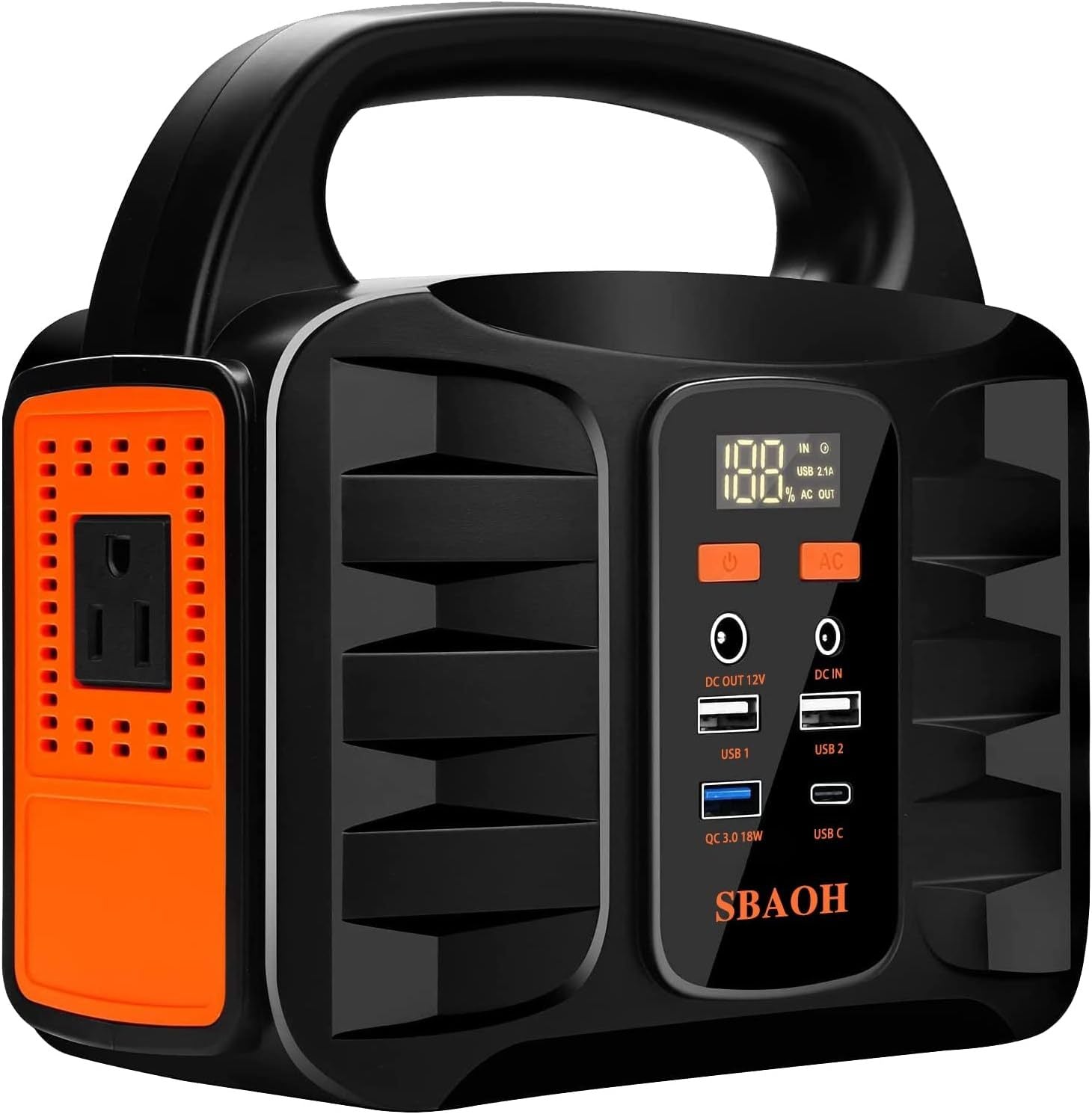 Centrale électrique portable 150 W 155 Wh 42 000 mAh, générateur solaire pour voyage, hors réseau, panne de courant, sans panneau solaire - KaoKao
