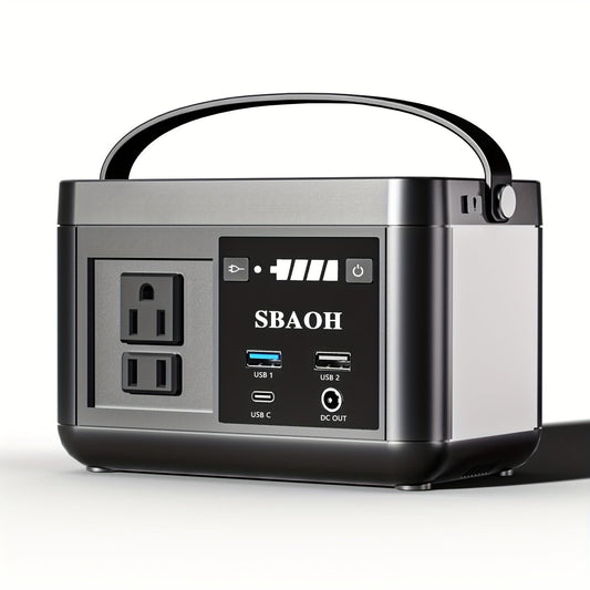Centrale électrique portable P86, batterie LiFePo4 88,8 Wh, avec sorties CA 120 W, générateur solaire pour voyage et camping - KaoKao