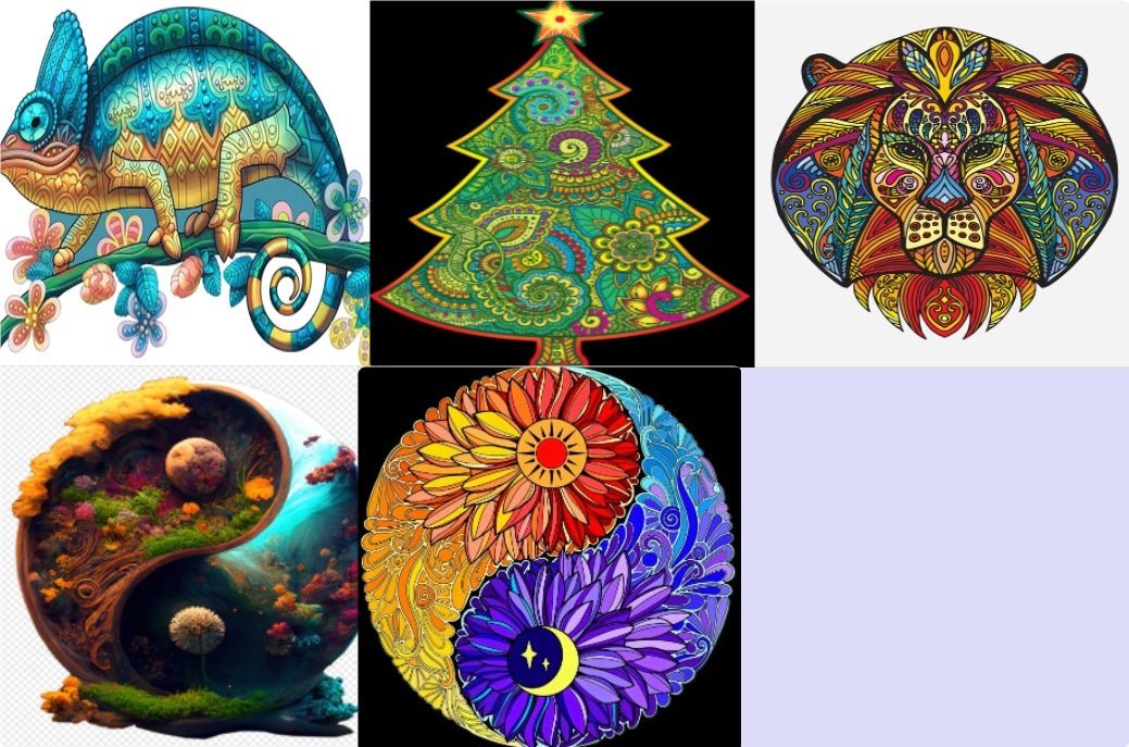 Chaque pièce est un cadeau de Noël en forme d'animal, des puzzles en bois colorés d'éléphant et de tortue. - KaoKao