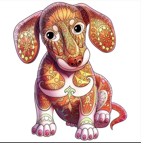 Chaque pièce est un cadeau de Noël en forme d'animal, des puzzles en bois colorés d'éléphant et de tortue. - KaoKao