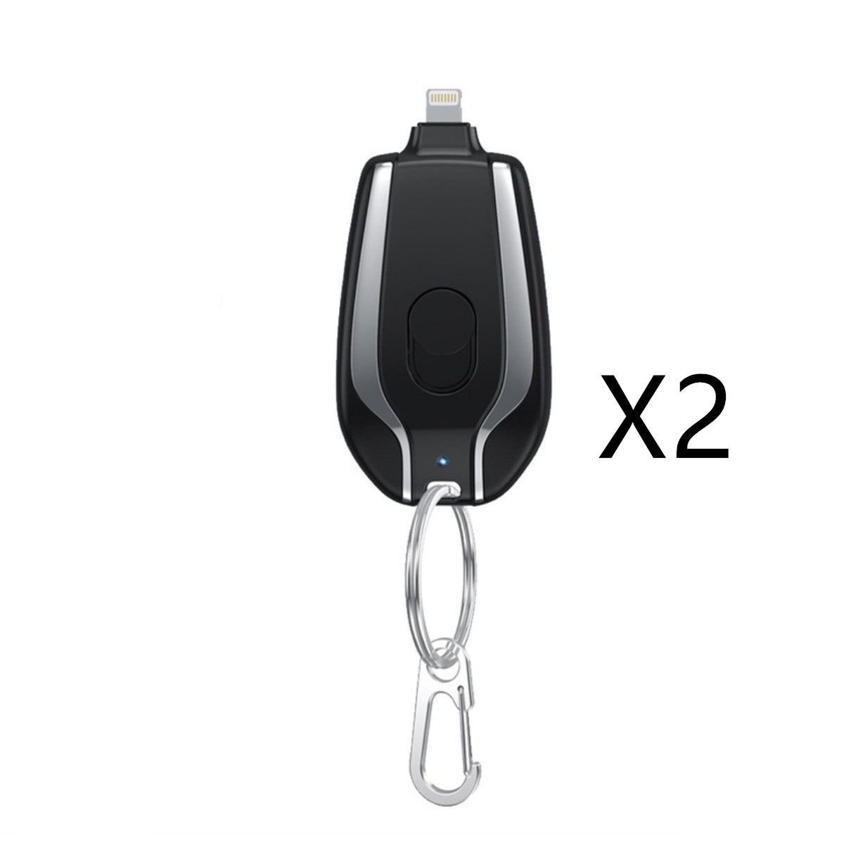 Chargeur de clé USB d'urgence mini pod de 1500mAh avec batterie mini ultra - compacte Type - C, banque d'alimentation de secours à charge rapide. - KaoKao