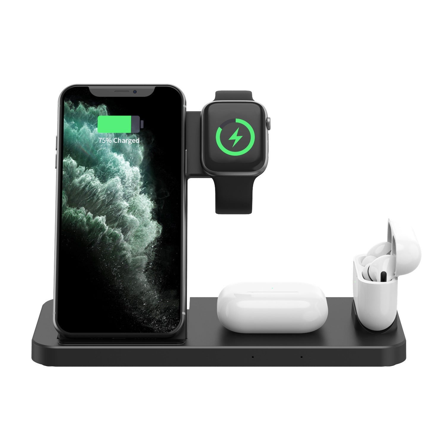 Chargeur sans fil Chargeur sans fil trois en un pour téléphones et montres - KaoKao