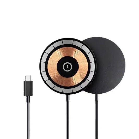Chargeur sans fil magnétique Qi2 15 W, charge rapide, compatible avec les téléphones portables de 12 à 16 pouces. - KaoKao