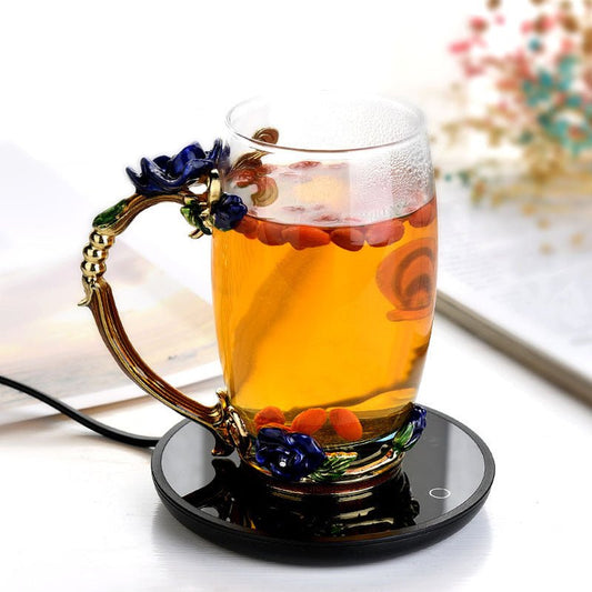 Chauffe - tasse à café pour bureau à domicile, chauffage de lait, thé et eau. - KaoKao