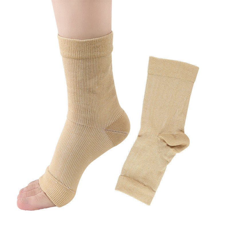 Chaussettes de compression pour pieds - Soulage les gonflements - Chaussettes à bout ouvert - Cyclisme, course à pied, basket - ball, sport - Femmes et hommes - KaoKao