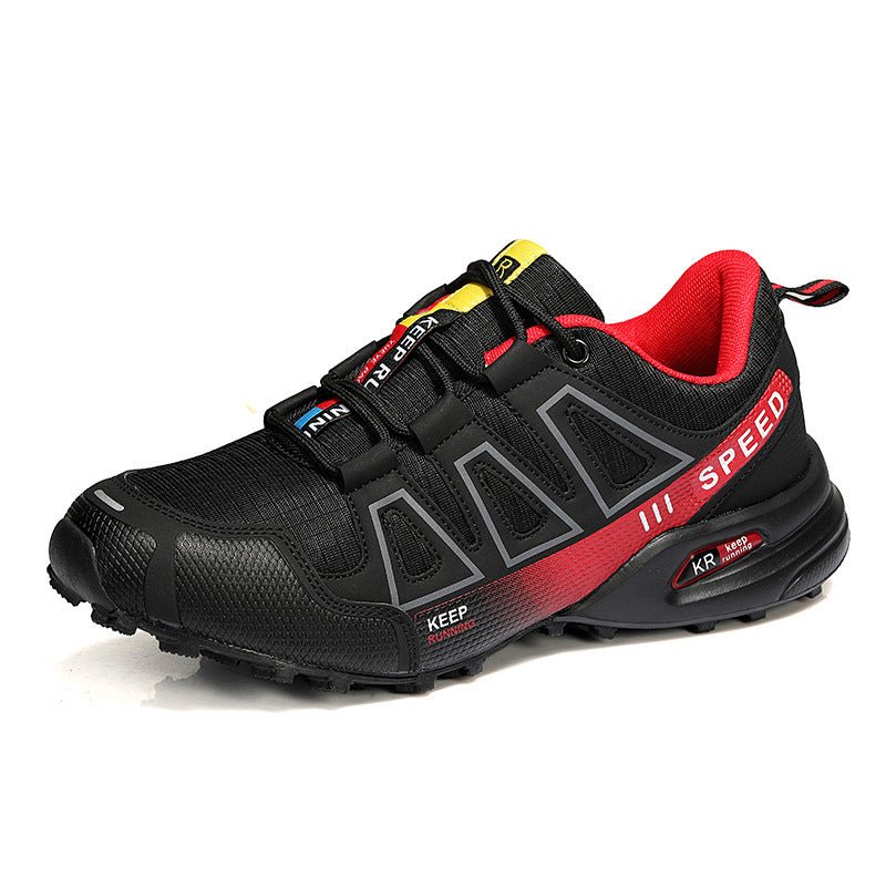 Chaussures de randonnée d'été Chaussures de plein air pour hommes Super légères Respirantes Absorption des chocs Chaussures de trekking tout - terrain - KaoKao