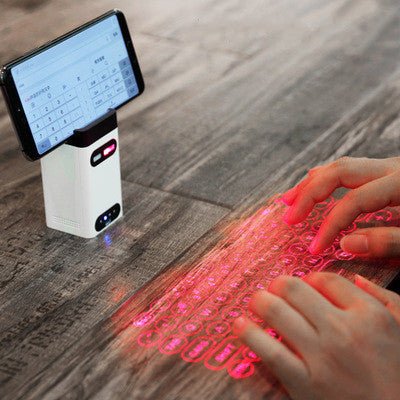 Clavier laser virtuel LEING FST Bluetooth sans fil, projecteur de clavier pour ordinateur, tablette, ordinateur portable avec fonction souris. - KaoKao