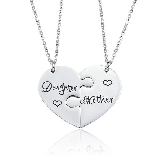 Collier pendentif en acier inoxydable et titane - KaoKao