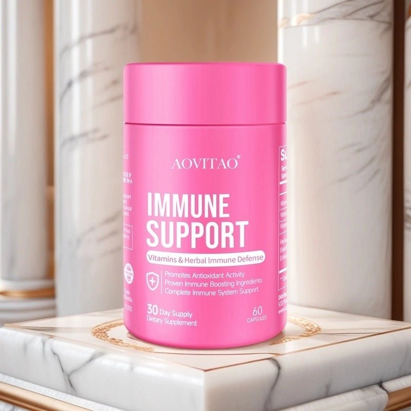 Complément alimentaire naturel à base de plantes pour le système immunitaire, booster de vitamines et de champignons, avec crinière de lion, reishi, chaga, cordyceps, prêle et plus encore. - KaoKao
