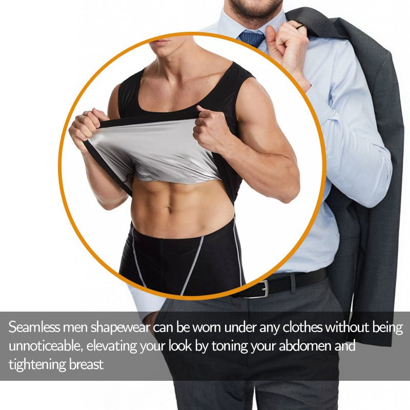 Corset de fitness pour homme, vêtement de maintien de la chaleur, gilet de sudation, body gainant - KaoKao