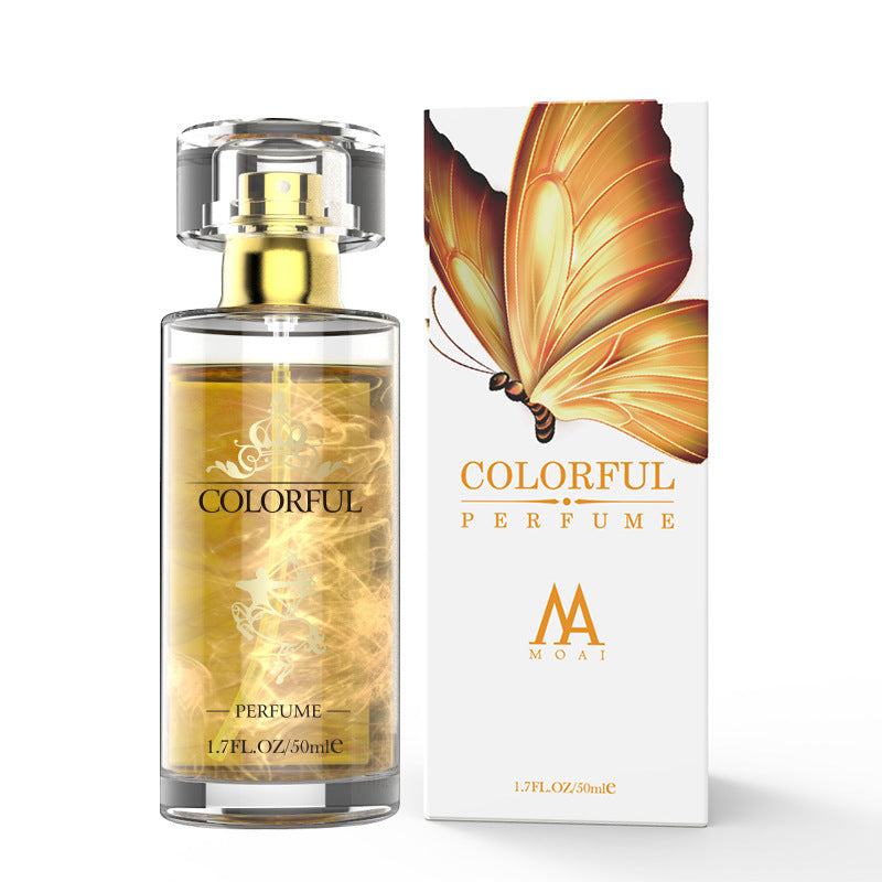 Parfum de balle, papillon, poudre d'or, esprit, mot de passe, parfum Mo Ai.