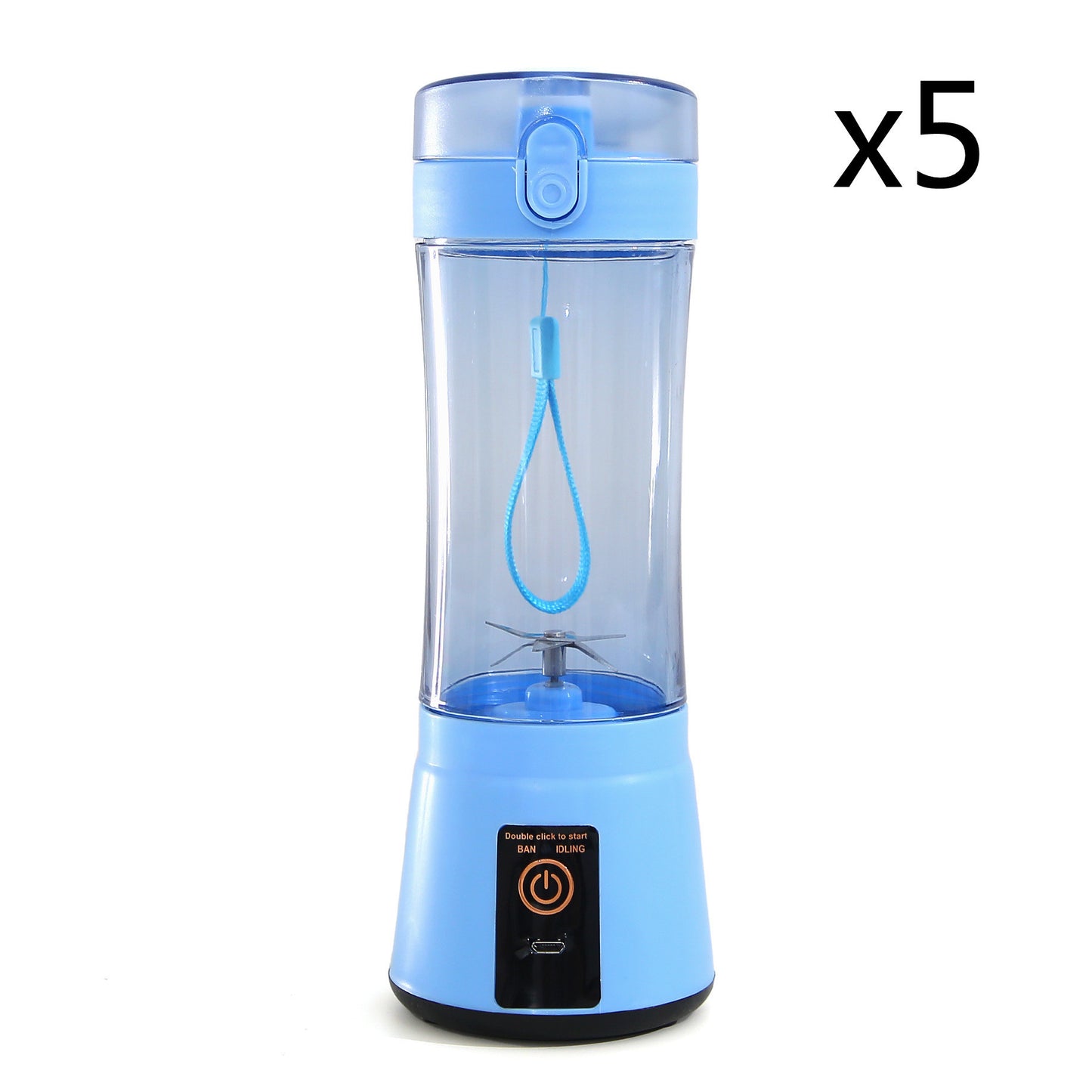 Extracteur de jus de fruits électrique portable sans fil, mixeur mini rechargeable par USB, machine à smoothie multifonction pour l'été, fournitures de cuisine.