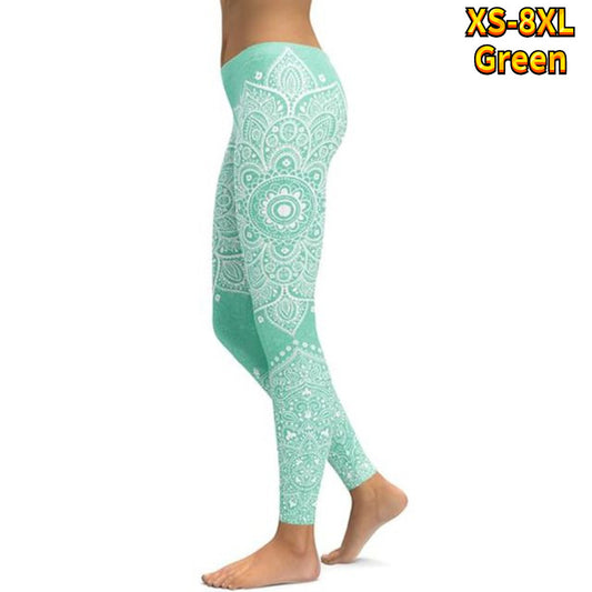 Pantalon de yoga sexy taille haute avec impression 3D