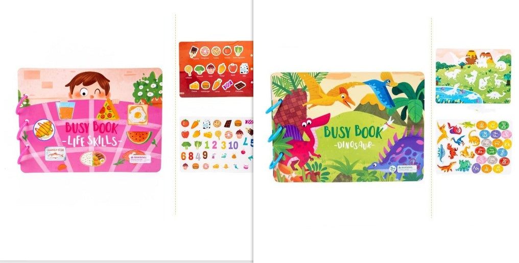 Livre d'activités pour enfants Jouets éducatifs Collage répété
