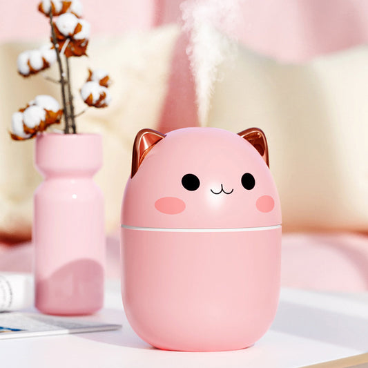 Humidificateur d'aromathérapie silencieux USB avec lumière ambiante