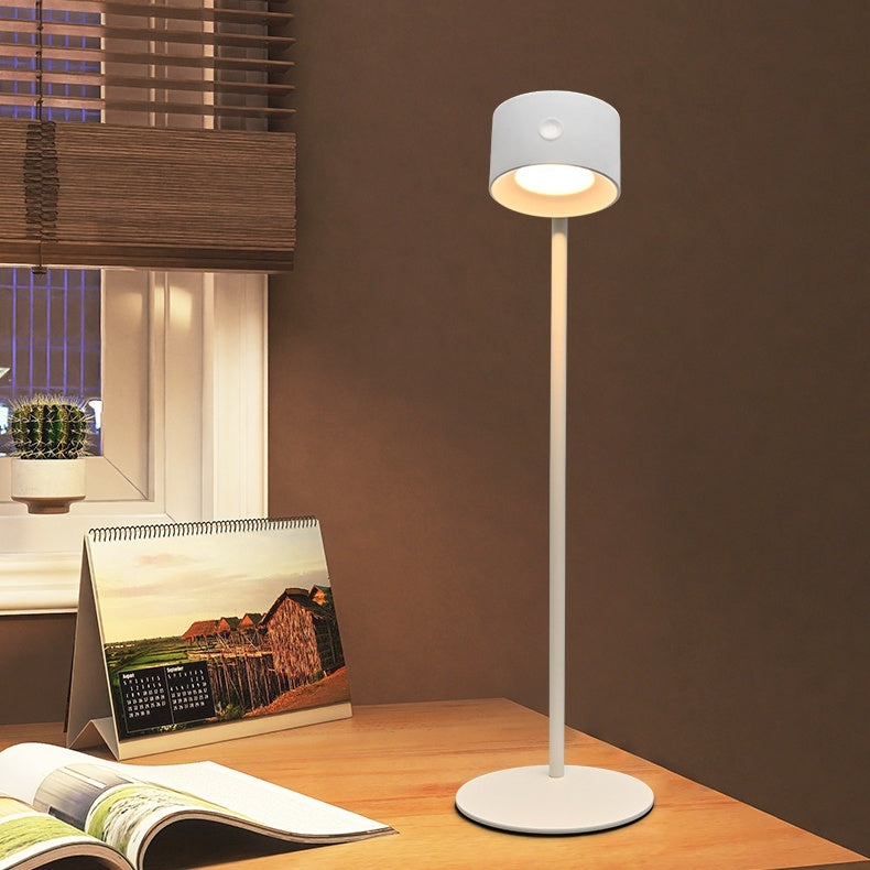 Lampe de table LED magnétique tactile rechargeable par USB, rotation à 360 degrés, sans fil, avec télécommande, lumière de bureau pour la maison, chambre à coucher, lampe de nuit murale.