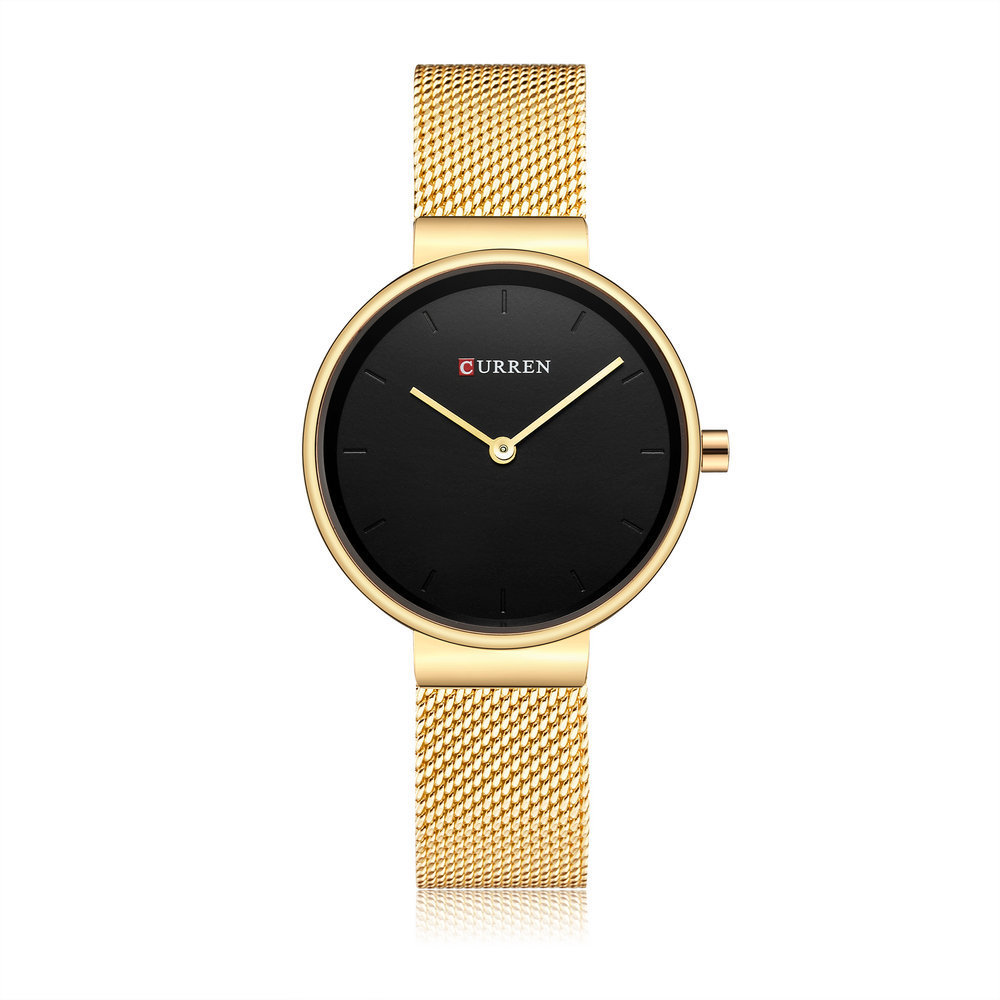 Montre à quartz nouvelle mode pour femmes avec bracelet en maille, montre de poche décontractée pour les affaires.