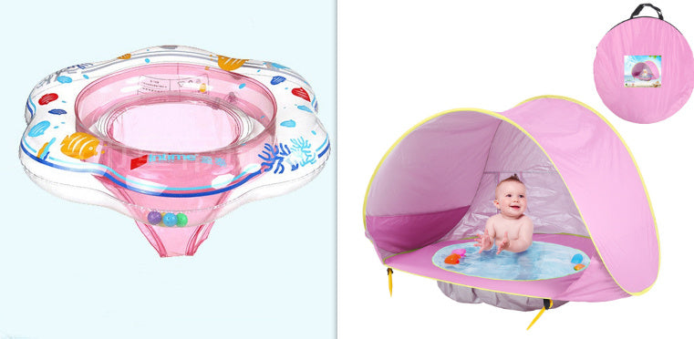 Tente de plage pour bébé, tente de camping extérieure pour enfants, facile à plier, imperméable, auvent de soleil, tente protégeant des UV.