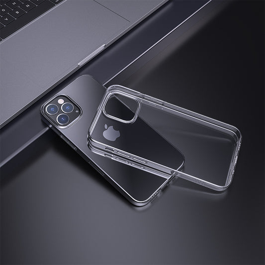 Coque de téléphone transparente en TPU, coque de téléphone haute pureté.