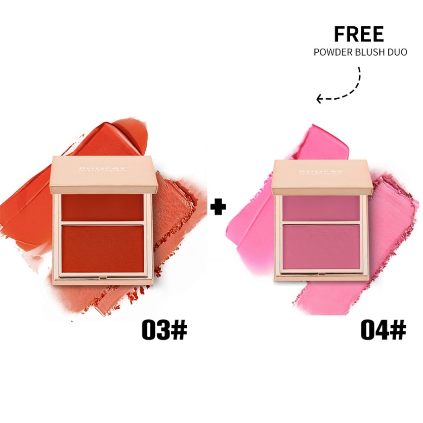 Crème et poudre blush duo PHOFAY Double-Take