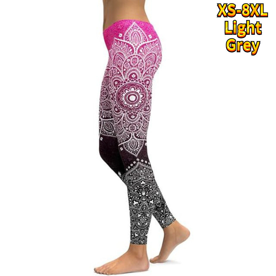 Pantalon de yoga sexy taille haute avec impression 3D