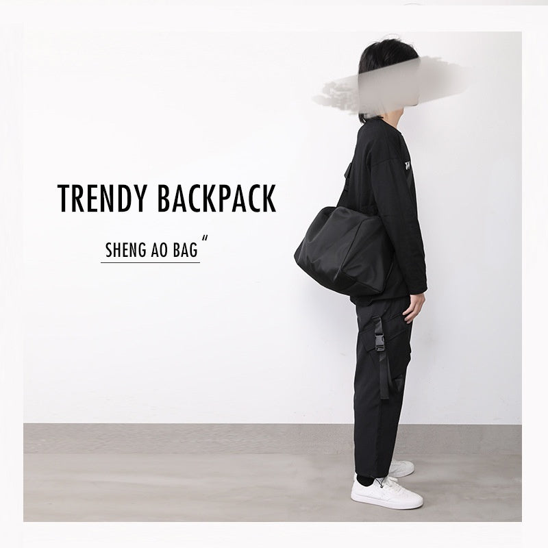 Sac à bandoulière pour homme, simple et léger, imperméable, idéal pour le sport et les loisirs