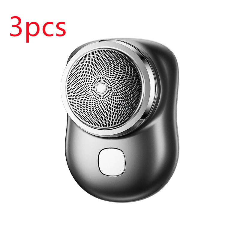 Rasoir électrique portable mini sans fil rechargeable USB, rasoir humide et sec, sans douleur, machine de petite taille pour le rasage des hommes.