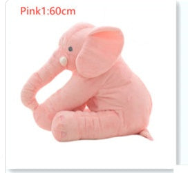 Coussin en peluche éléphant pour le confort et le sommeil des bébés.