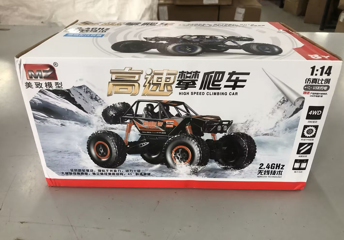 Voiture RC 4WD télécommandée véhicule à grande vitesse 2.4Ghz jouets électriques camion buggy jouets tout-terrain cadeaux surprises pour enfants