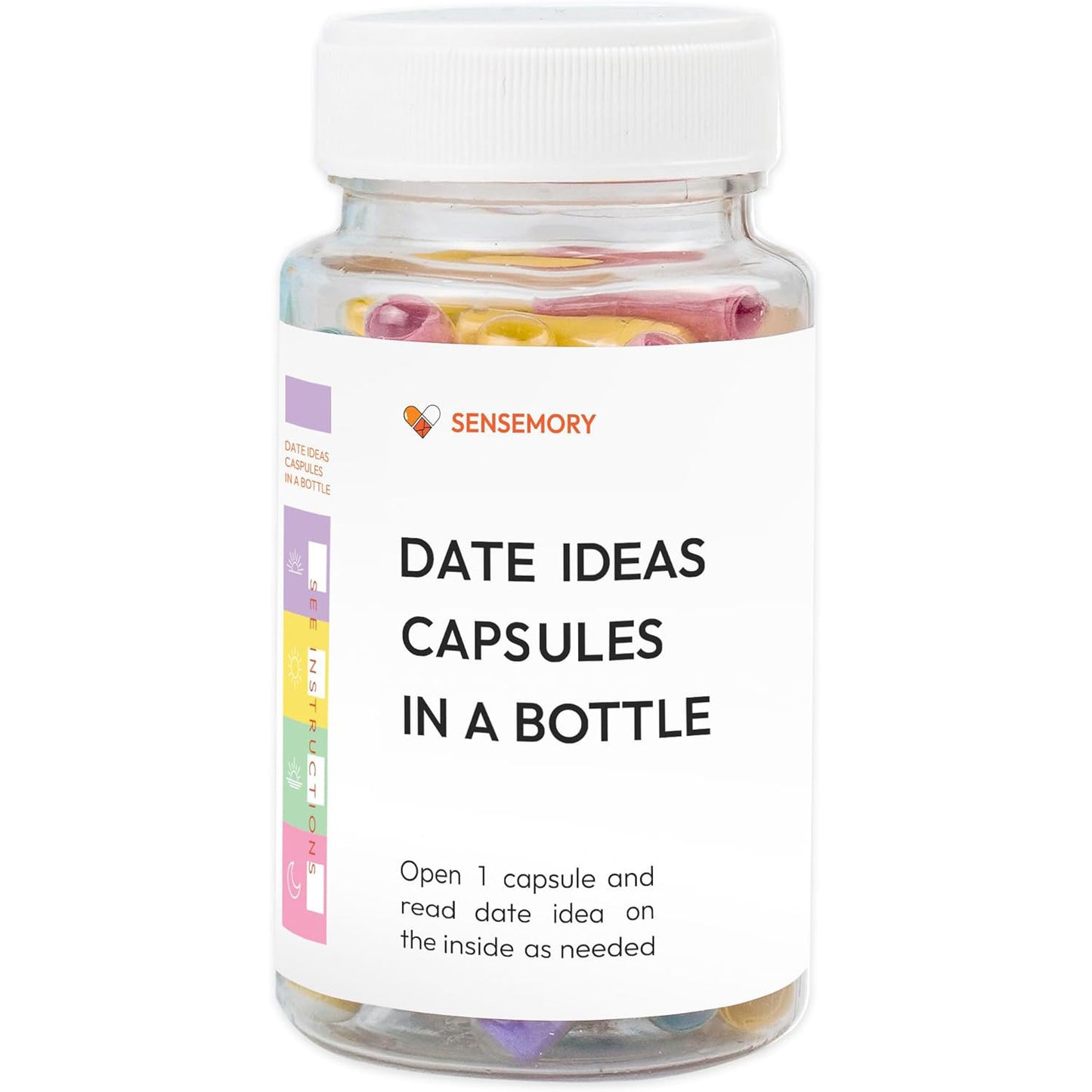 Messages d'amour dans une bouteille pour une relation à distance, capsule d'amour pré-écrite, cadeau en pot.