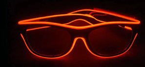 Lunettes LED clignotantes à 7 couleurs avec fil EL, éclairage décoratif de fête, cadeau classique, lumière vive, cadeau de festival