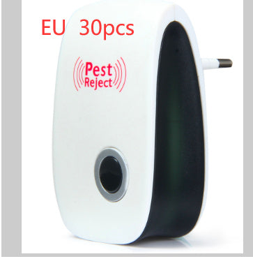 Répulsif pratique contre les insectes, les moustiques et les rongeurs électroniques à ultrasons, rechargeable, avec prise EU/US.