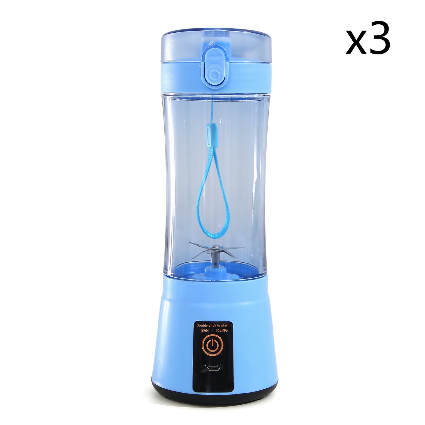 Extracteur de jus de fruits électrique portable sans fil, mixeur mini rechargeable par USB, machine à smoothie multifonction pour l'été, fournitures de cuisine.