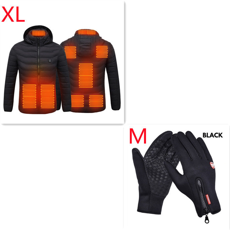 Nouvelle veste chauffante manteau USB veste électrique manteau en coton chauffage vêtements thermiques gilet chauffant vêtements pour hommes hiver