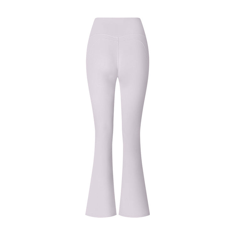 Pantalon évasé pour femme Yoga taille haute Slim Pantalon moulant Fitness Vêtements de sport