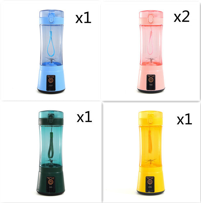 Extracteur de jus de fruits électrique portable sans fil, mixeur mini rechargeable par USB, machine à smoothie multifonction pour l'été, fournitures de cuisine.