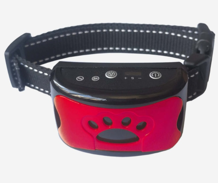 Collier de dressage pour chien étanche, électrique, télécommande pour animaux de compagnie, rechargeable, entraîneur de chiens, dispositif anti-aboiement avec choc, vibration et son.