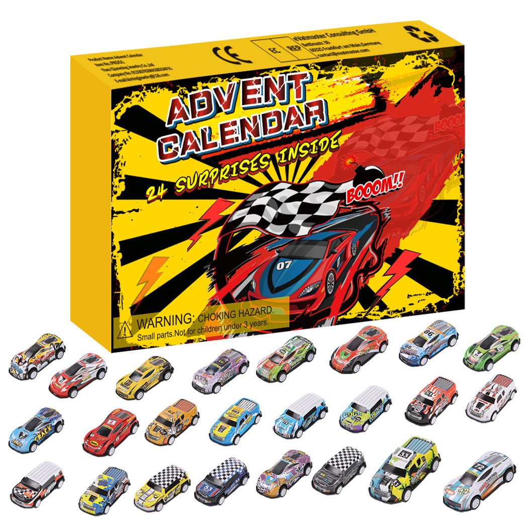 Coffret cadeau pour enfants Racing Countdown 24 Digital Blind Box